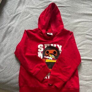 BAPE Baby Milo Red Hoodie